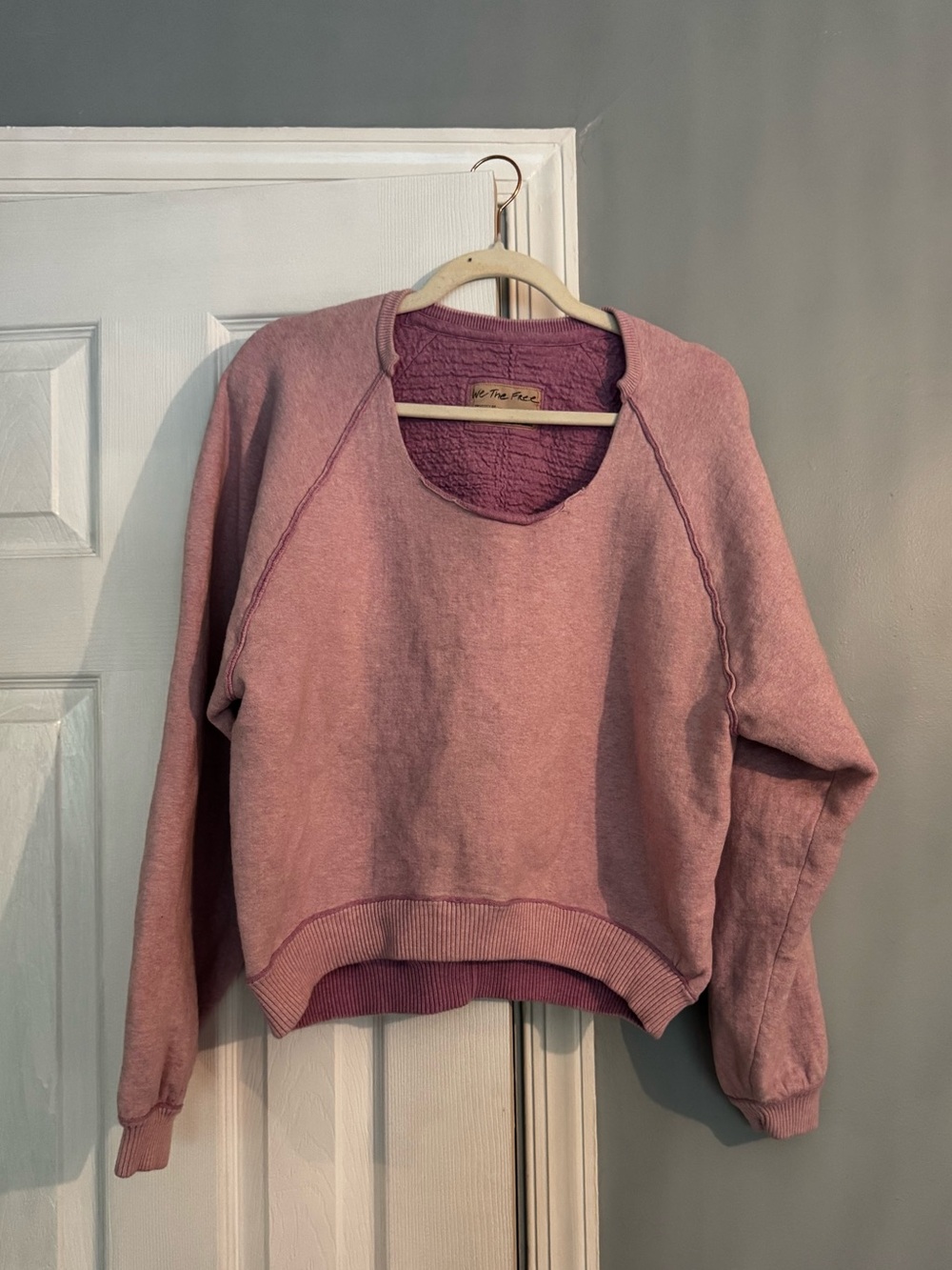 We The Free Free People Midnight Pullover in Fragrant Lilac - Picture 2 of 7
